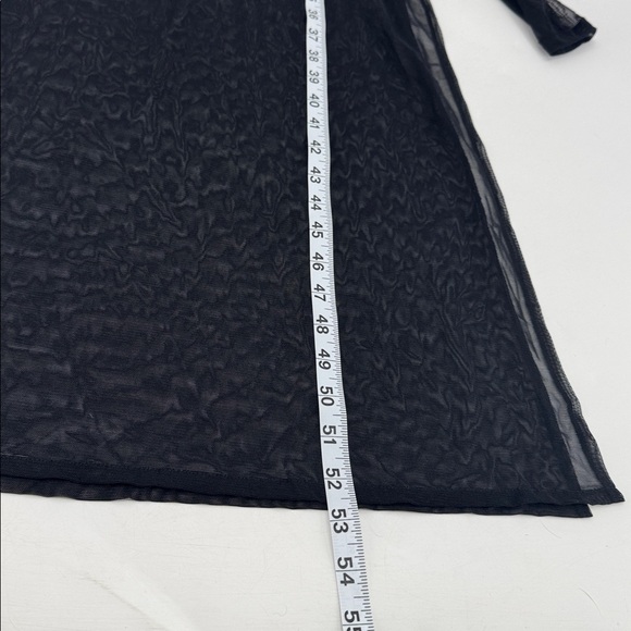 Vintage Y2K Elisabetta Rogiani Whimsigoth Velvet Mesh Peekaboo Illusion Dress - Picture 14 of 16